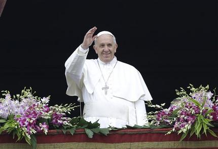Pope cautiously hopeful about Iran nuclear framework in his Easter peace wish