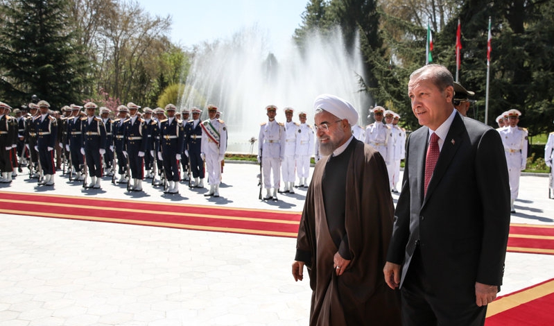 Turkey and Iran put tensions aside, for a day