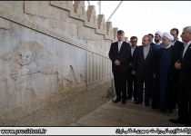 Photos: President Rouhani visits ancient Persepolis  <img src="https://cdn.theiranproject.com/images/picture_icon.png" width="16" height="16" border="0" align="top">