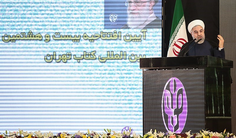 Irans president sees bloodshed in region in line with arms factories