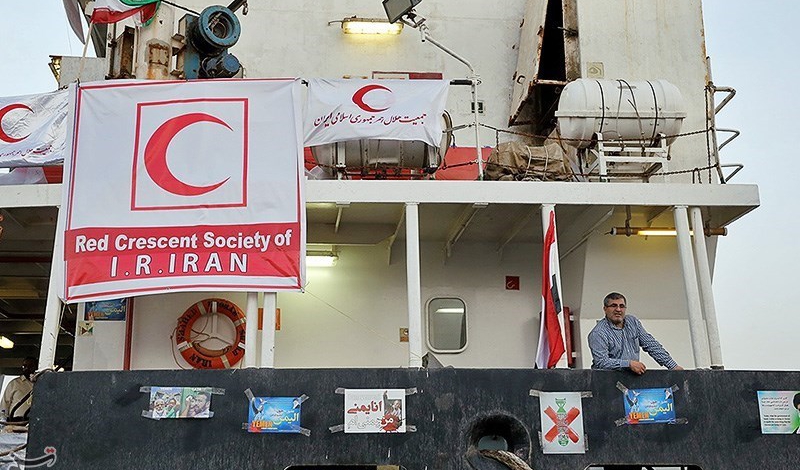 Photos: Iran sends ship carrying humanitarian aid to crisis-hit Yemen