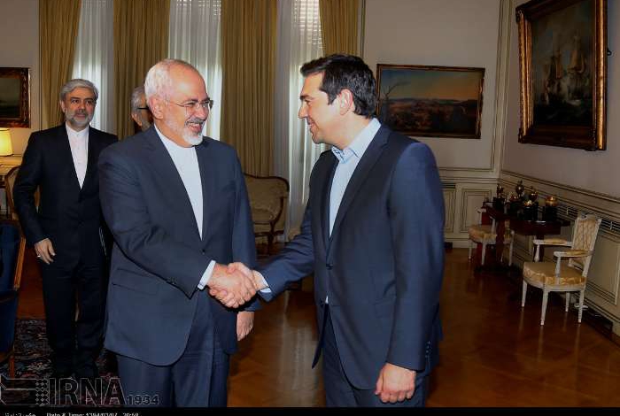 Zarif, Greek PM discuss bilateral, regional, int