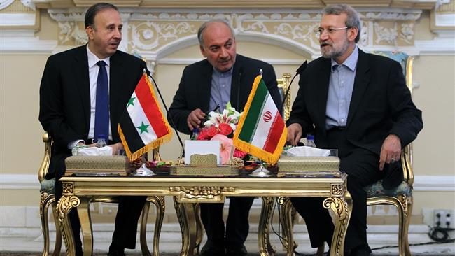 Iran fully supporting Syria resistance: Larijani