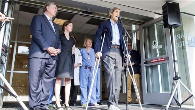 Though in hospital, Kerry has been fully engaged in Iran talks