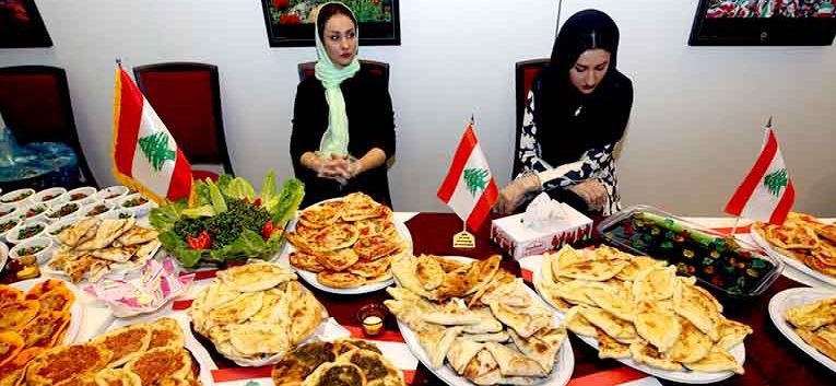 Iftar tables set by wives of ambassadors of Islamic countries to Iran