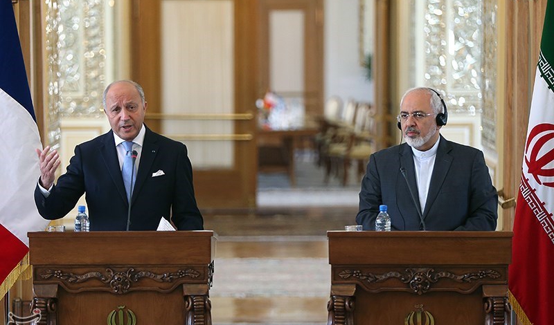 Zarif calls for expansion of Iran-France relations