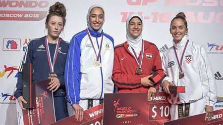 Iran snatches 2 more medals in Moscow taekwondo contest