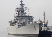 Indian naval fleet docks at Irans Bandar Abbas port