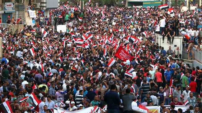 Protesters rally against corruption in Baghdad