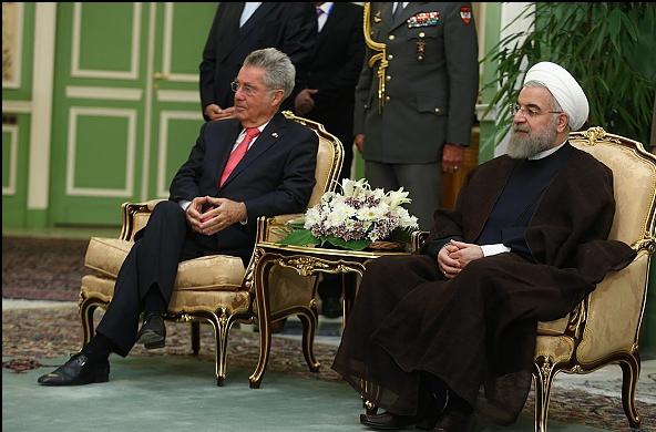 President Rouhani hopes for positive changes between Iran-Austria ties