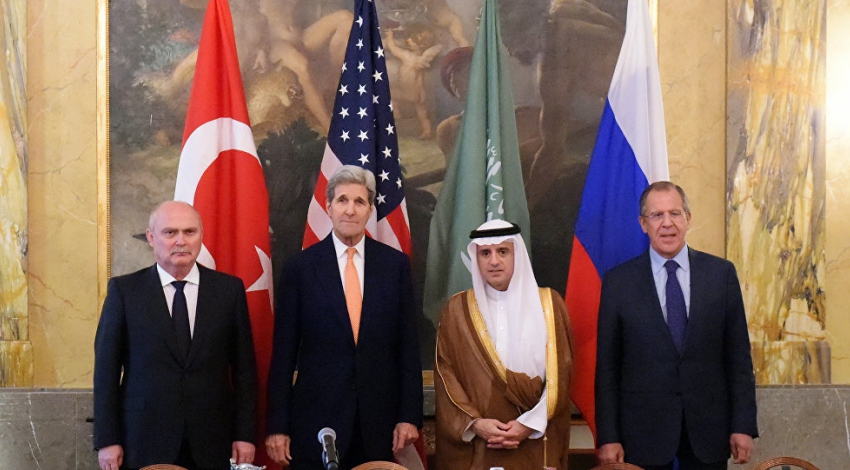 Russian, Saudi, US, Turkish top diplomats will discuss Syria Thursday