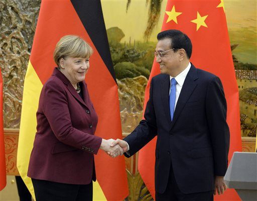 China, Germany appeal for political solution in Syria