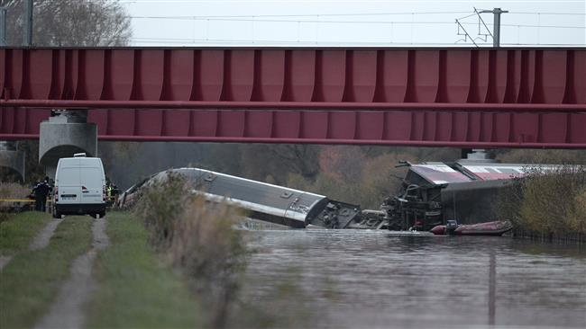 10 killed after French high-speed train derails and crashes into canal