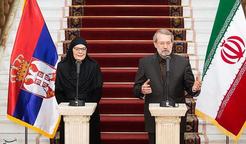 Larijani: Iran, Serbia parliaments to broaden cooperation