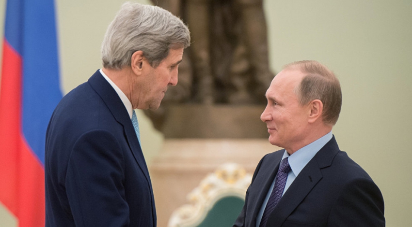 Kerry to Putin: US grateful to Russia for cooperation on Syria