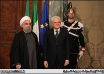 Photos: Italian President Mattarella officially welcomes Iranian counterpart in Rome  <img src="https://cdn.theiranproject.com/images/picture_icon.png" width="16" height="16" border="0" align="top">