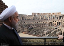Photos: Pres. Rouhani visits Colosseum  <img src="https://cdn.theiranproject.com/images/picture_icon.png" width="16" height="16" border="0" align="top">