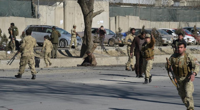 Suicide bomber kills at least nine outside police base in Kabul