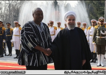 Rouhani welcomes Ghanaian counterpart in Tehran
