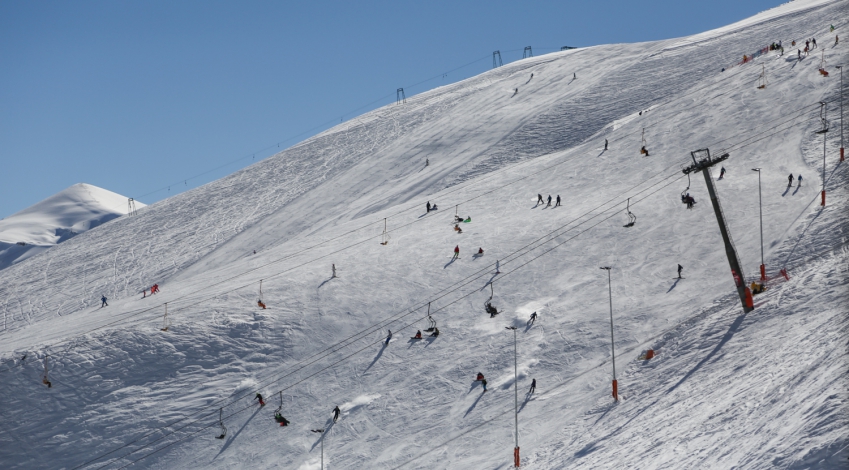 Skiing at Iran