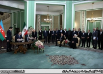 Photos: Iran, Azerbaijan sign 11 documents on mutual co-op  <img src="https://cdn.theiranproject.com/images/picture_icon.png" width="16" height="16" border="0" align="top">