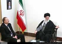Photos: Ayatollah Khamenei receives Azeri president  <img src="https://cdn.theiranproject.com/images/picture_icon.png" width="16" height="16" border="0" align="top">