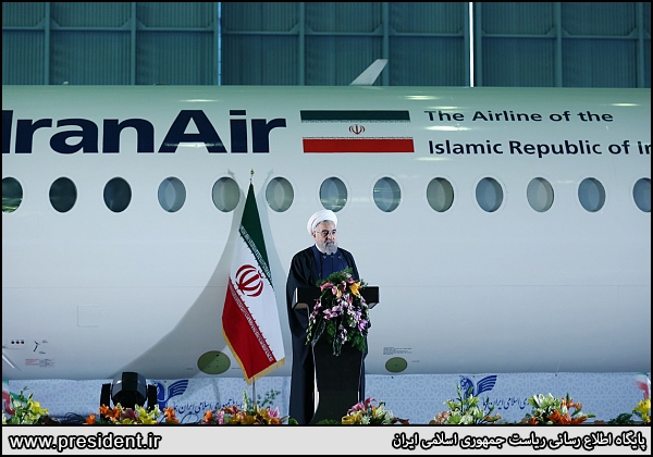 President attends ceremony to mark Iran Air anniversary