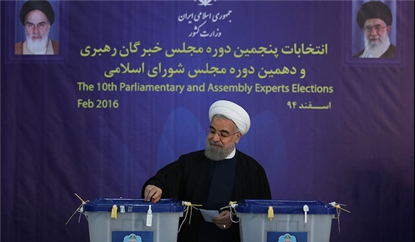 Iranian President casts vote in elections