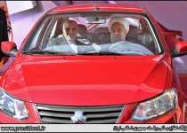 Photos: President Rouhani unveils 2 products of Iranian auto makers  <img src="https://cdn.theiranproject.com/images/picture_icon.png" width="16" height="16" border="0" align="top">