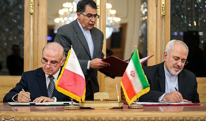 Iran, Malta sign two MoUs in Tehran