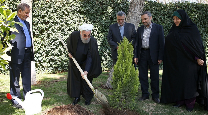 Irans president urges action to protect environment