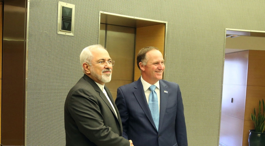 New Zealand PM, Zarif discuss issues of mutual interest