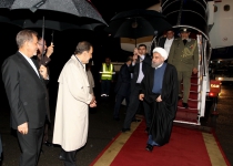 President Rouhani returns from Pakistan visit