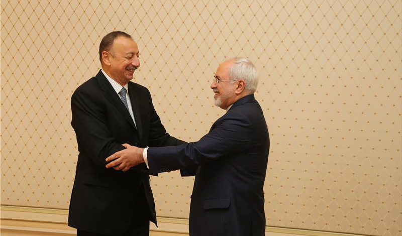 Irans FM meets Azeri president in Baku