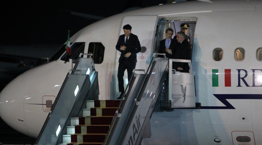 Italian PM in Tehran