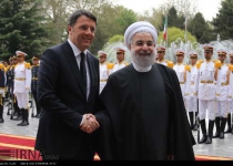 President Rouhani welcomes Italian PM
