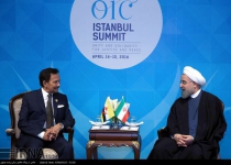 Rouhani confers with Brunei leader