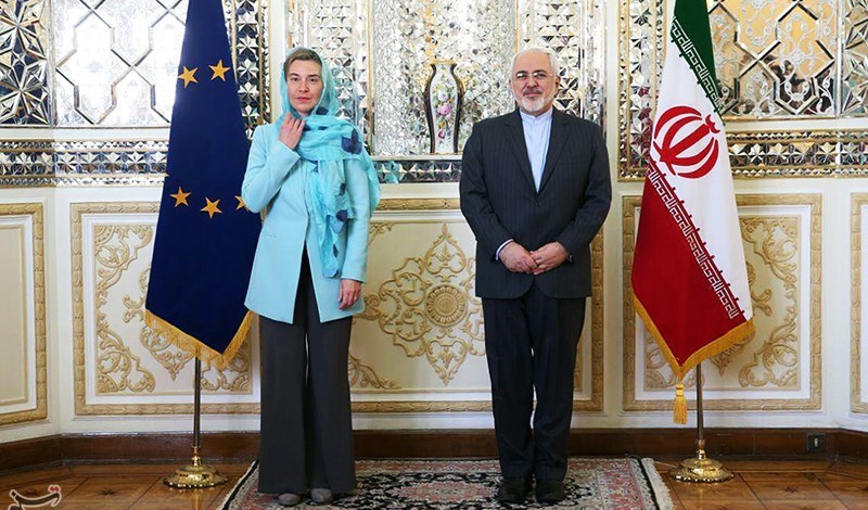 Zarif, Mogherini hold talks in Tehran