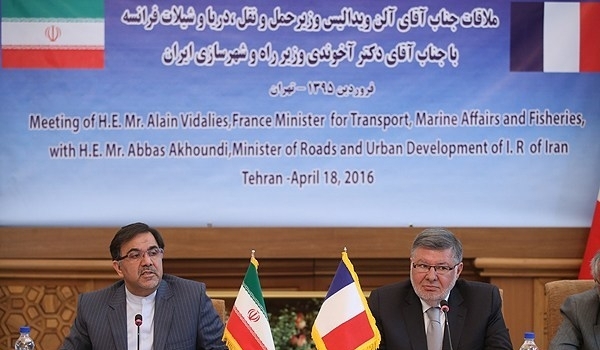 Iran, France ink 2 MoUs on railway, aviation cooperation