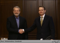 Photos: Iran Parl. speaker meets Russian State Duma speaker on the sidelines of Eurasian parliaments heads meeting  <img src="https://cdn.theiranproject.com/images/picture_icon.png" width="16" height="16" border="0" align="top">