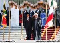 President Rouhani welcomes South African counterpart in Tehran