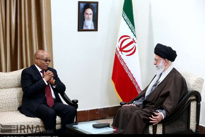 Supreme Leader receives South African president