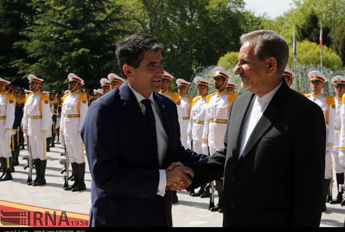 Uruguayan VP officially welcomed in Tehran