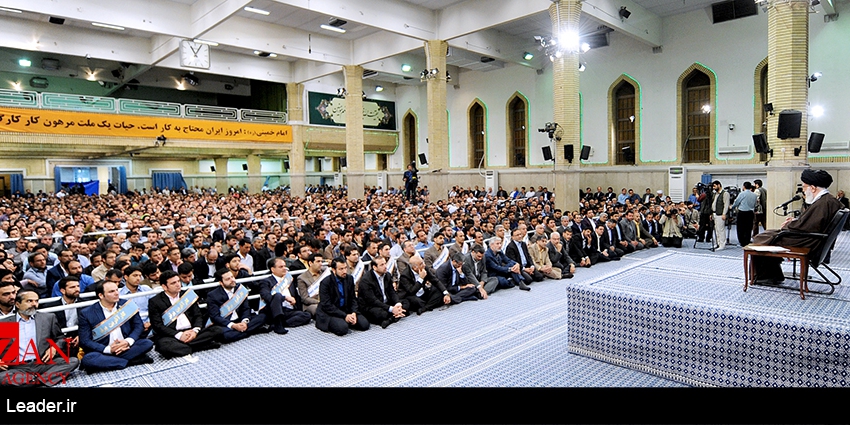Supreme Leader receives Iranian workers