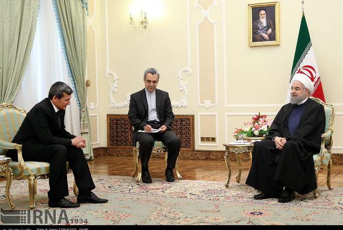 President Rouhani urges deepening of Tehran-Ashgabat ties