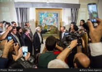 Photos: Master miniaturist Mahmud Farshchian unveils new works in Tehran  <img src="https://cdn.theiranproject.com/images/picture_icon.png" width="16" height="16" border="0" align="top">
