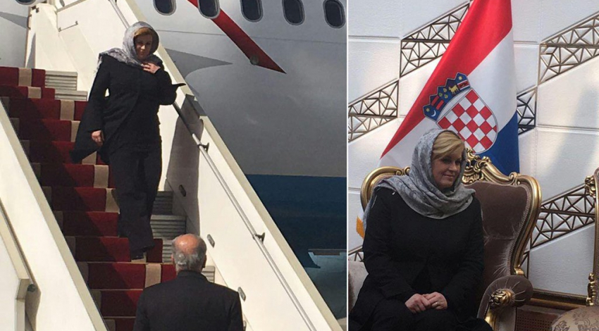 Croatian president arrives in Tehran