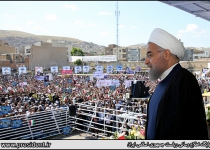 President Rouhani in Mahabad