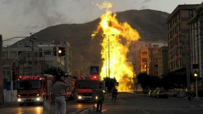 Fire curbed in Shahran district of Tehran