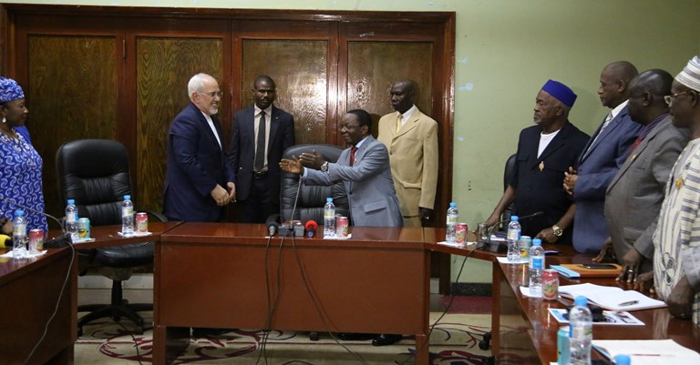 Zarif hails good political ties between Iran, Guinea Conakry